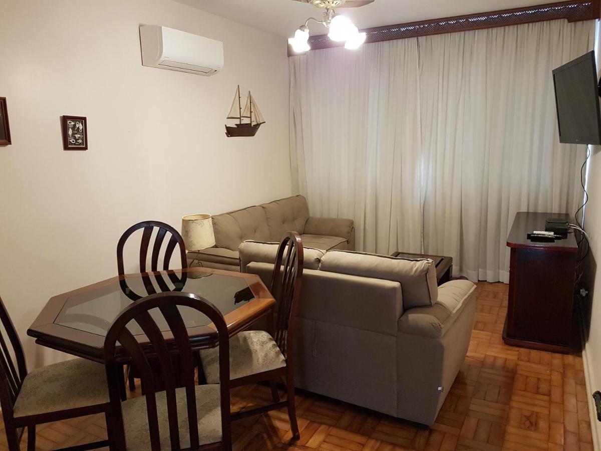 Apartamento Em Frente A Praia Do Embare - Santos Exteriör bild